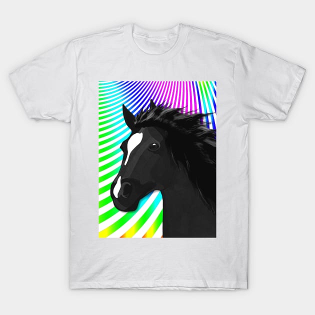 Horse Lovers Galloping Horse T-Shirt by KC Morcom aka KCM Gems n Bling aka KCM Inspirations